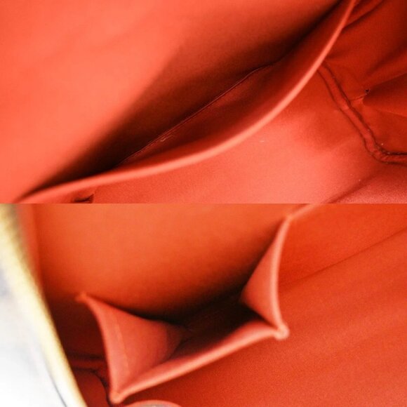 LOUIS VUITTON Nolita Hand Bag Damier Ebene Leather Brown France - Picture 11 of 16